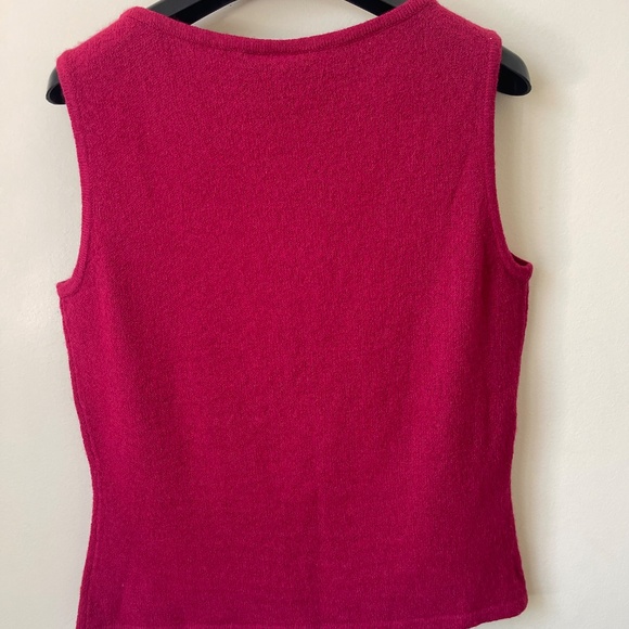 Vintage Talbots Deep Fuchsia Tank Top - Picture 2 of 7